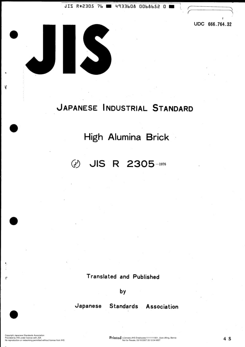 JIS-R-2305-1976-R1986-ENG.pdf_第1页