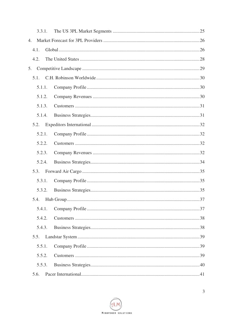 The US Logistics Sector and Forecast Report.pdf_第3页