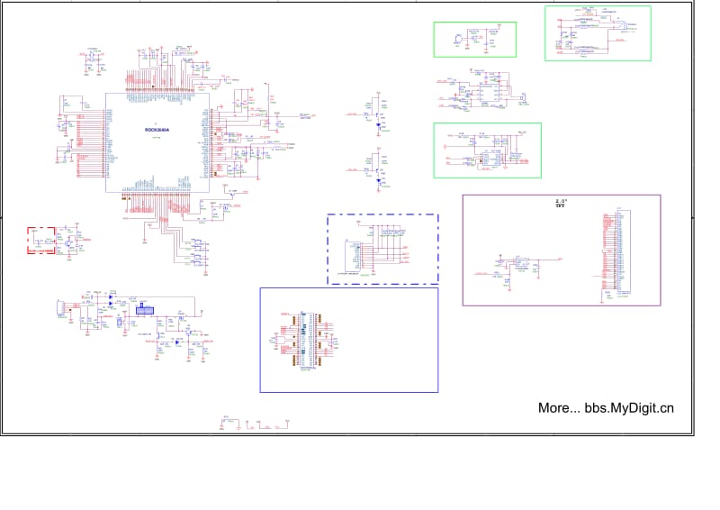 MP3、MP4维修资料：汇影HY-619-板号ESR234-YDM152-RK2606A电路图.pdf_第3页