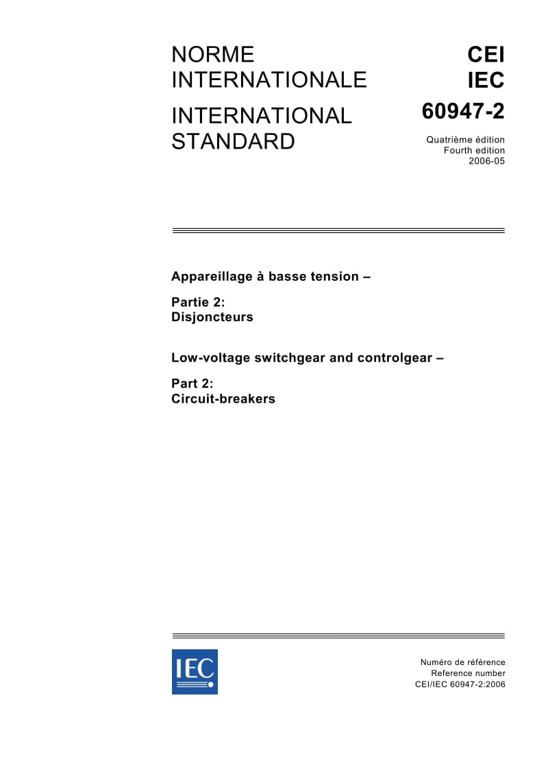 IEC-60947-2-2006.pdf_第1页