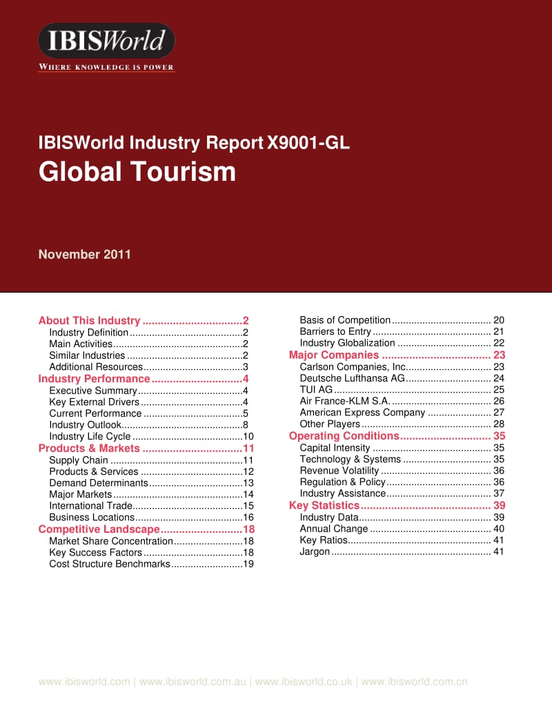 Industry Report - Global Tourism.pdf_第1页