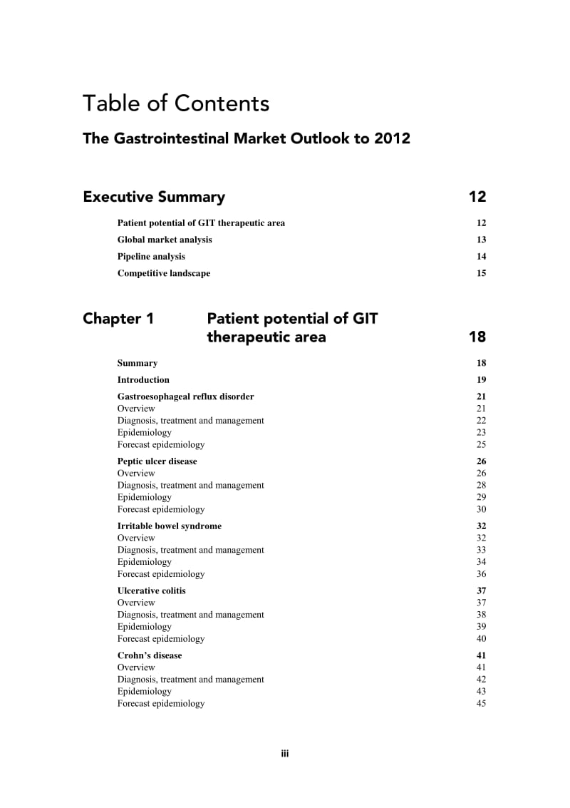 The Gastrointestinal Market Outlook to 2012.pdf_第3页