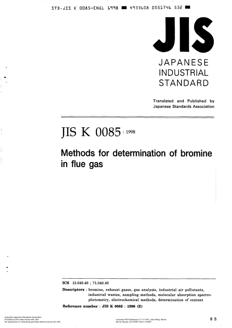 JIS-K-0085-1998-R2003-ENG.pdf_第1页