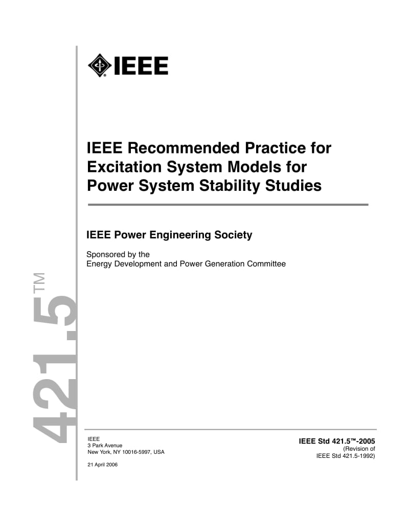 IEEE-421.5-2005.pdf_第1页