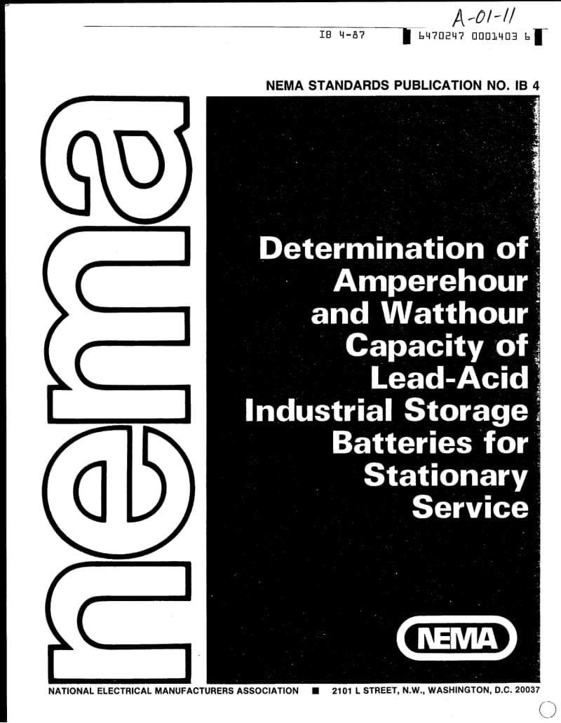 NEMA-IB-4-1987.pdf_第1页