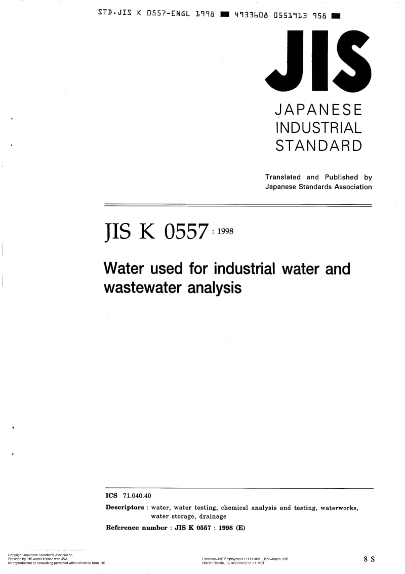 JIS-K-0557-1998-R2008-ENG.pdf_第1页