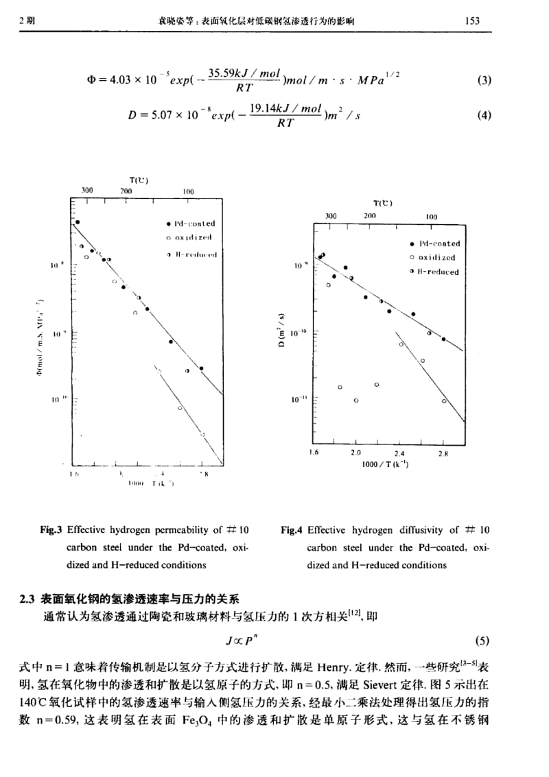 表面氧化层对低碳钢氢渗透行为的影响.pdf_第3页