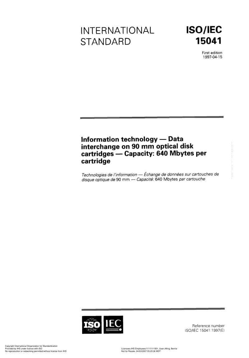 ISO-15041-1997.pdf_第1页