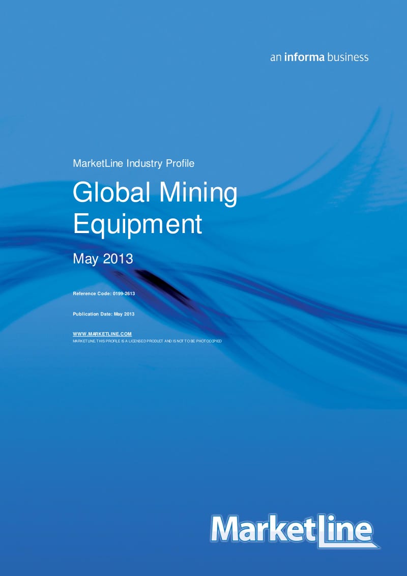 Industry Report - Global Mining Equipment.pdf_第1页