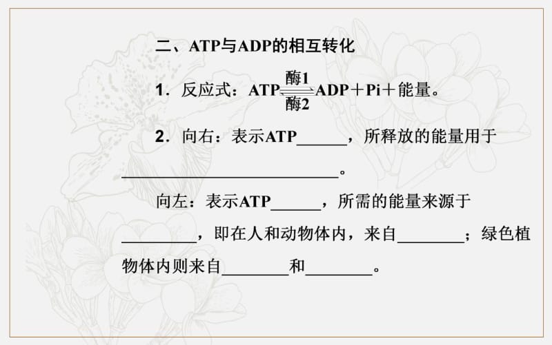 2019-2020年金版学案 生物高中学业水平测试课件：专题三 考点3 ATP在能量代谢中的作用 .pdf_第3页