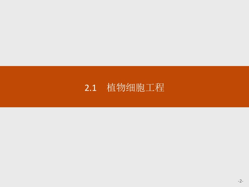 2019-2020学年人教版生物选修三同步课件：2.1.1　植物细胞工程的基本技术.pdf_第2页