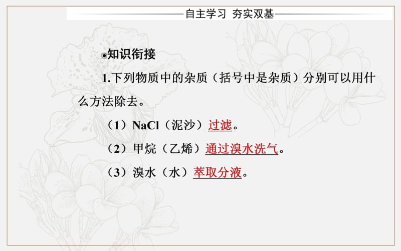 2019秋化学·选修5（人教版）课件：第一章 4第1课时 分离、提纯 .pdf_第3页