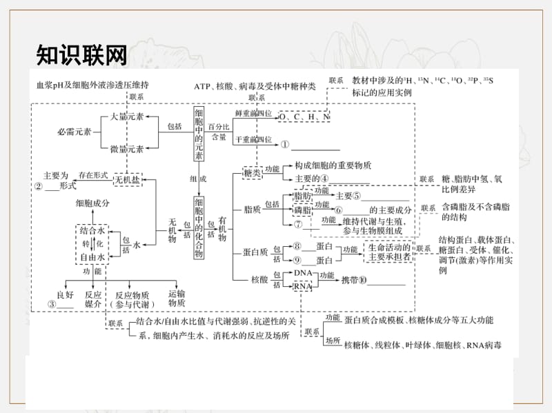 2020届高三生物二轮复习第1讲细胞的分子组成课件.pdf_第2页