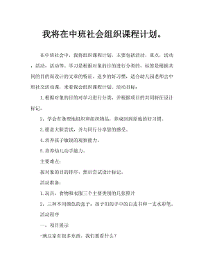 中班社会我会整理教案.doc