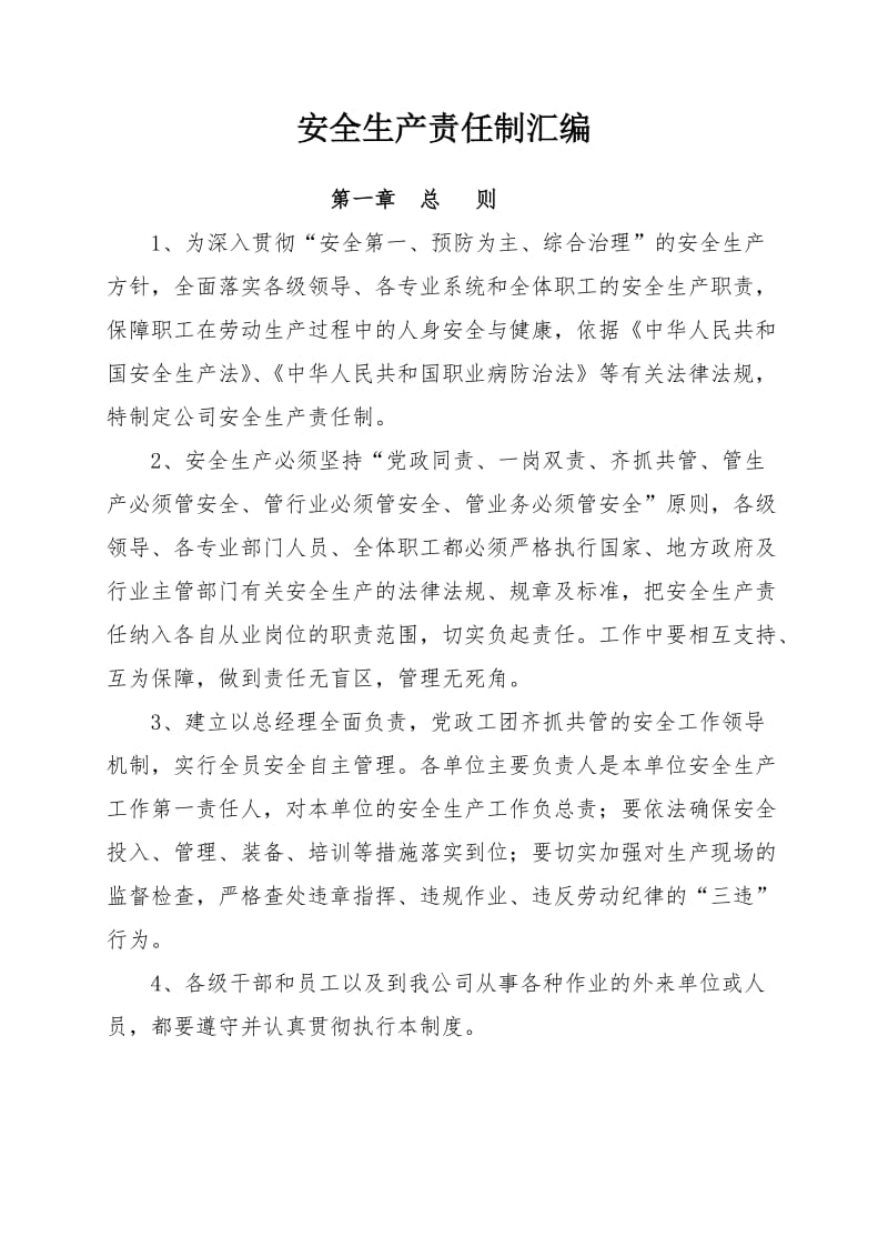 铸业公司安全生产责任制汇编（新版）.doc_第3页