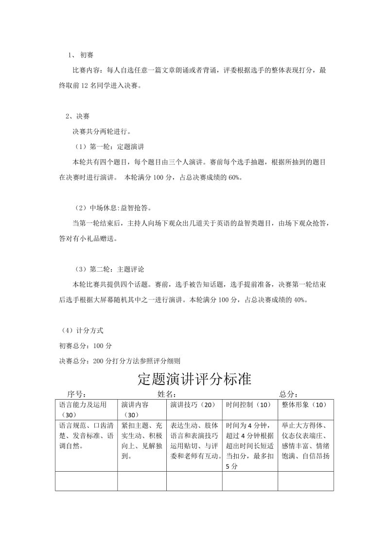 大学英语演讲比赛策划书.doc_第3页