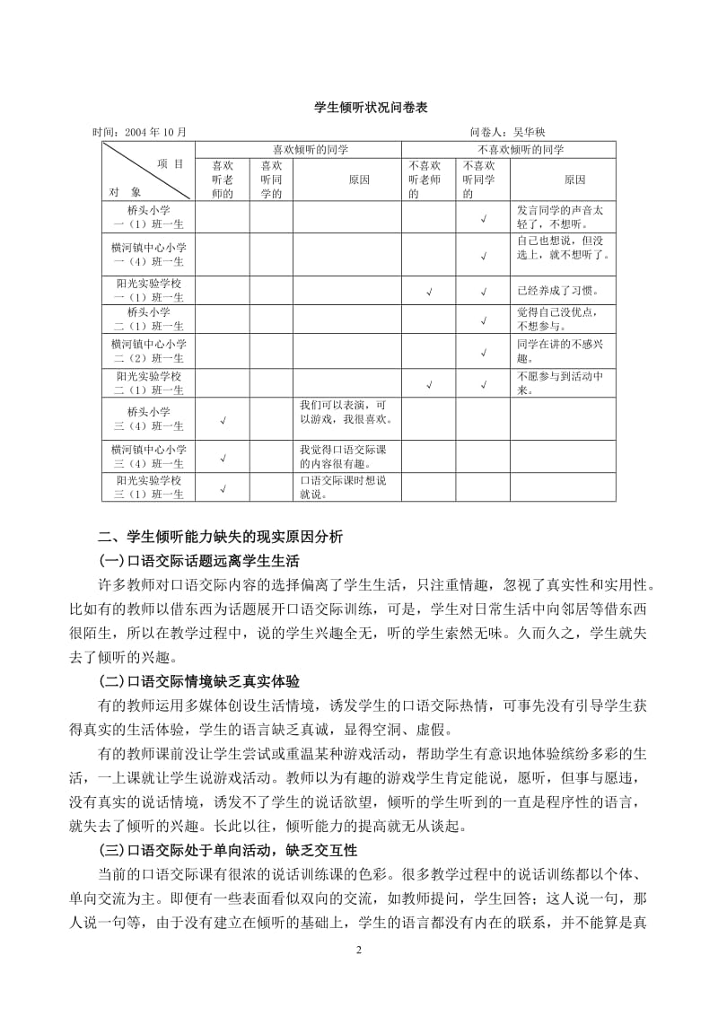 小学语文论文：学生倾听能力的缺失与重建.doc_第2页