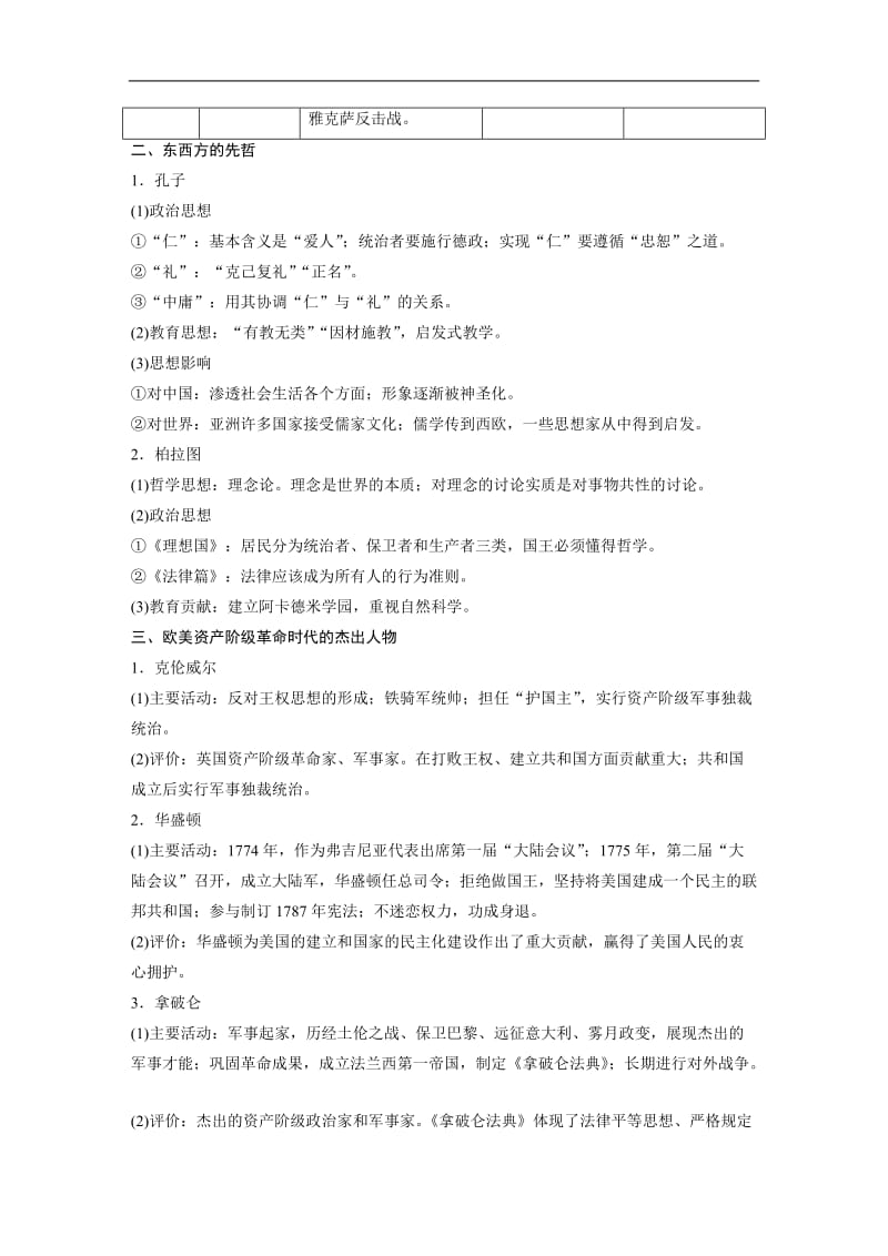 2019高考历史二轮专题复习测试题：专题四 选修部分 第16讲 Word版含解析.docx_第2页