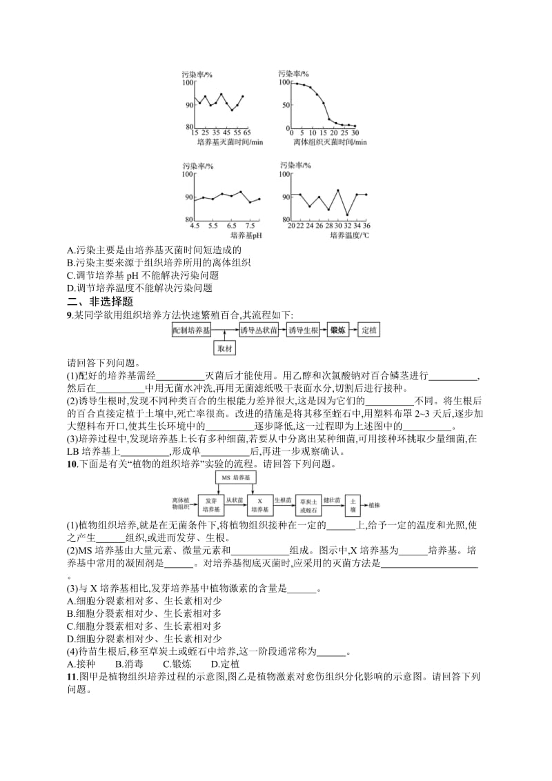 2020届浙江高考生物（选考）专题训练：25 浅尝现代生物技术 Word版含解析.docx_第2页