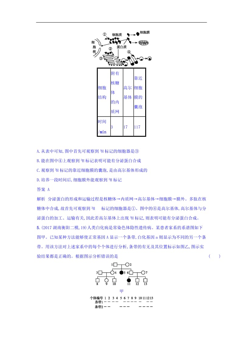 2020年高考生物二轮复习 题型专项练一 图示图解类 Word版含答案.doc_第3页