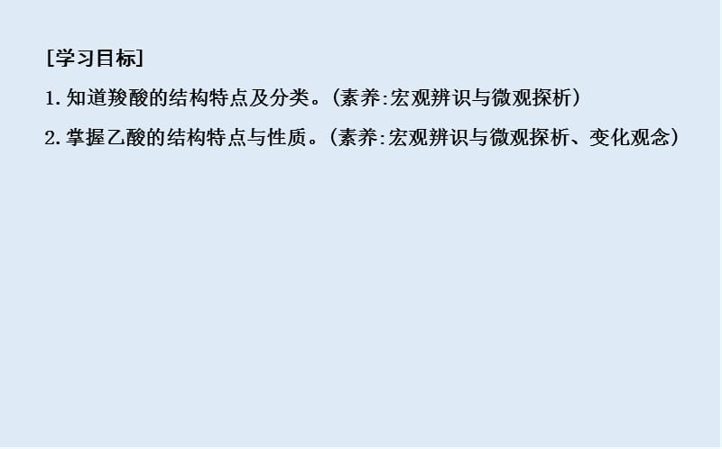 2019-2020学年高中人教版化学选修五导练课件：第三章　第三节　第一课时　羧　酸 .ppt_第3页