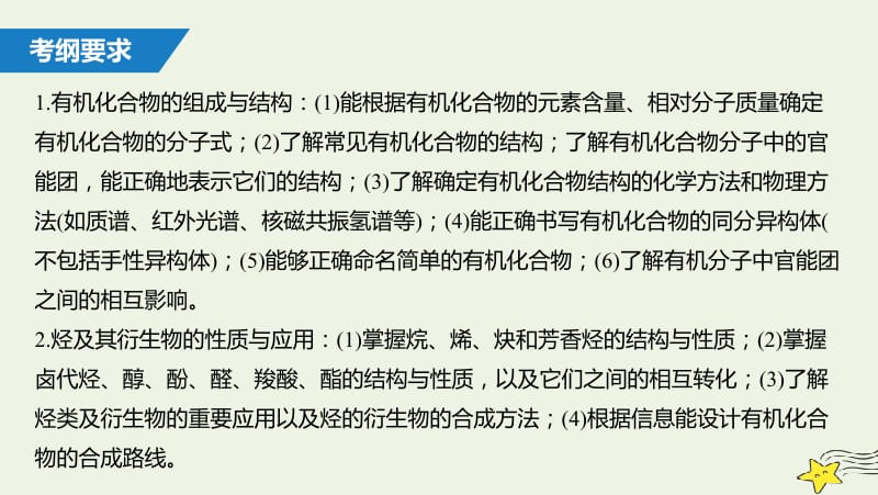 通用版2020高考化学二轮复习专题十一有机化学基次件.pptx_第2页