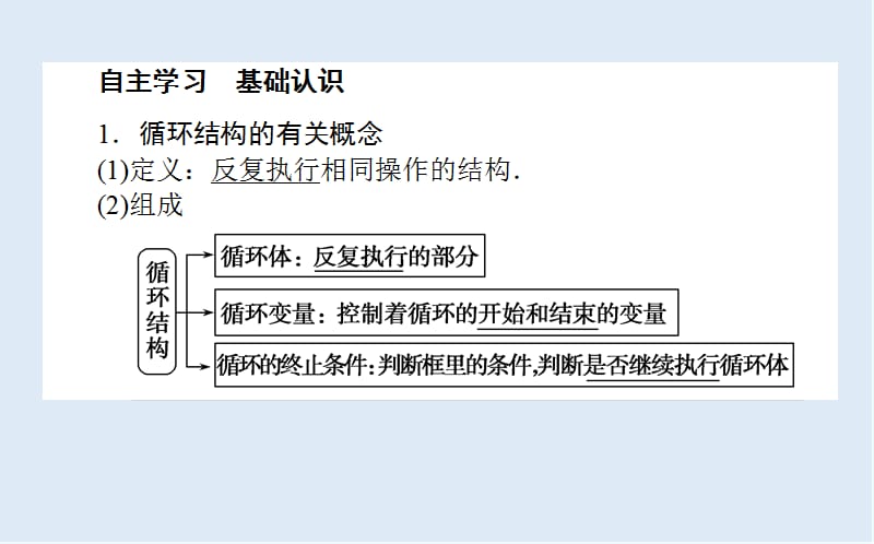 2019-2020学年高一数学北师大版必修3课件：2.2.3 循环结构 .ppt_第3页