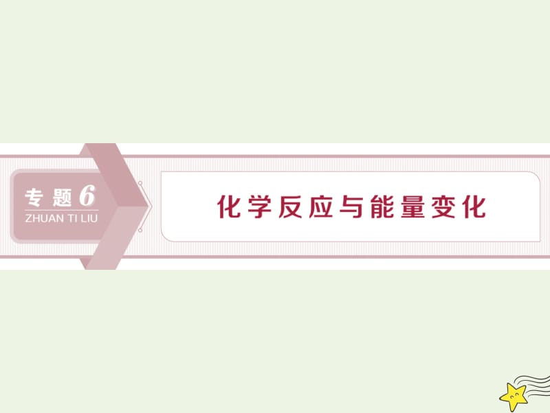 浙江2020版高考化学一轮复习专题6第一单元化学反应中的热效应课件.ppt_第1页