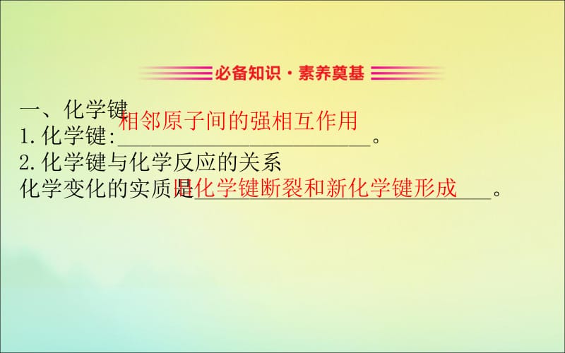 2020版新教材高中化学2.1化学键与物质构成课件鲁教版必修2.ppt_第3页