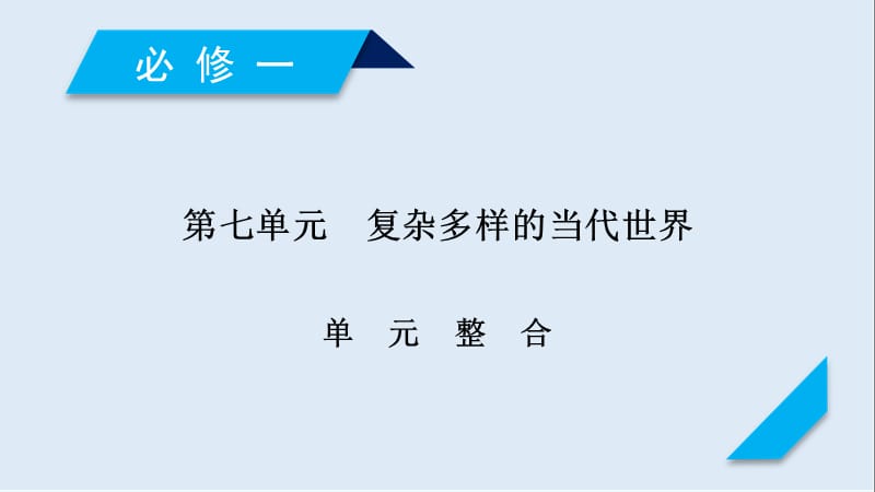 2019届历史岳麓版一轮课件：必修1 单元整合7 .ppt_第1页