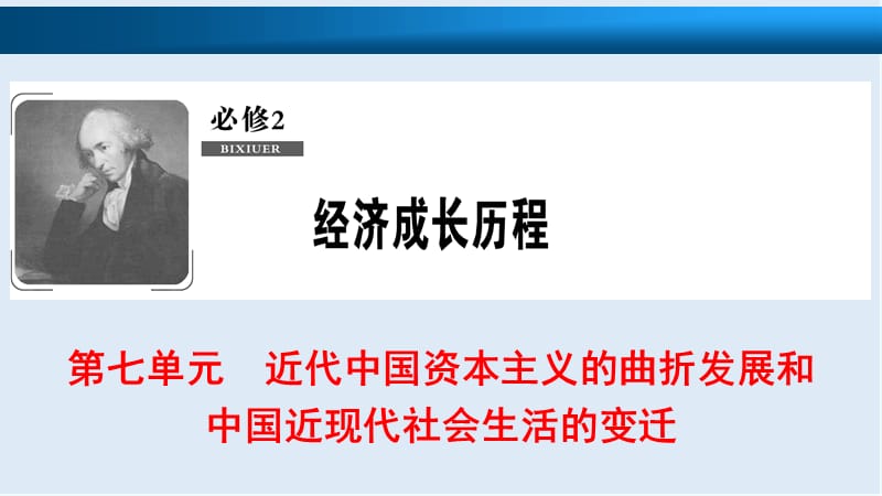 2019版一轮优化探究历史（北师大版）课件：必修2 第7单元 第15讲 中国近现代社会生活的变迁 .ppt_第1页