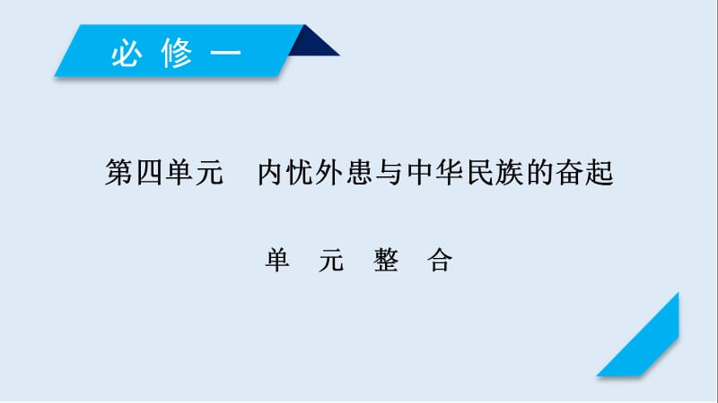 2019届历史岳麓版一轮课件：必修1 单元整合4 .ppt_第1页