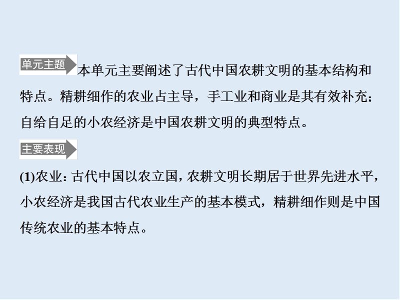 2019版一轮优化探究历史（人民版）课件：专题六 第12讲　古代中国的农业和手工业 .ppt_第3页