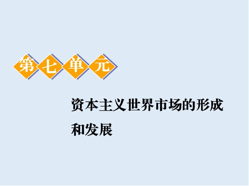 2019届高考历史一轮（江苏专版）课件：模块二 第七单元 第15讲　新航路的开辟、殖民扩张与世界市场的拓展 .ppt_第1页