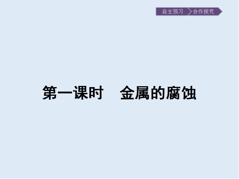 2019-2020学年化学高中人教版选修1课件：第三章　第二节　第一课时　金属的腐蚀 .pptx_第2页