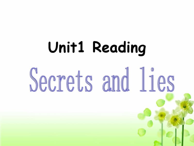 Reading2-secretsandlieslanguagepoints解读.pdf_第1页