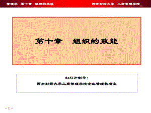 第十章组织的效能..pdf