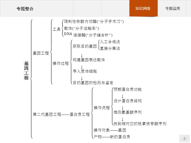 2019-2020学年高中生物人教版选修3课件：1专题整合 .pptx_第2页