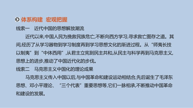 2019年高考历史人教版二轮复习课件：专题十-近代中国的思想解放与理论成果 .pdf_第3页