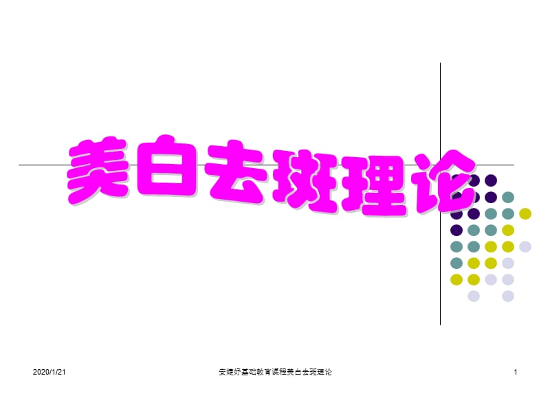 美白去斑理论.ppt_第1页