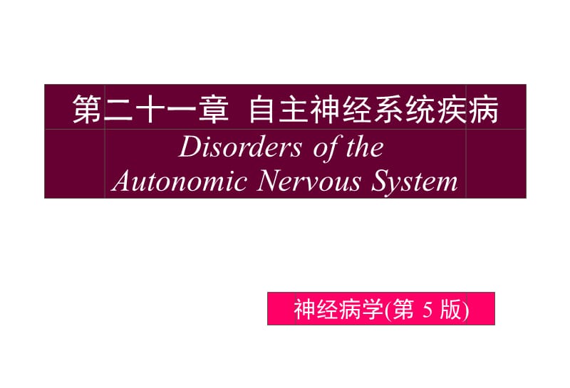 自主神经疾病.ppt_第1页