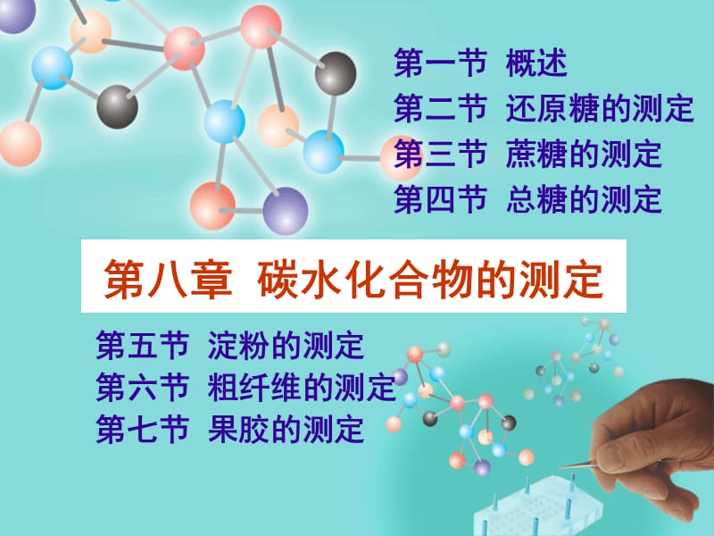 第八章 碳水化合物的测定.ppt_第1页