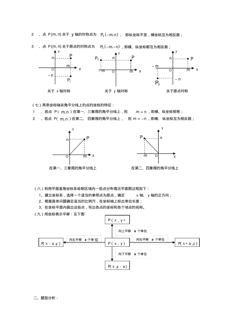 平面直角坐标系知识梳理及经典题型(学生版).pdf_第3页