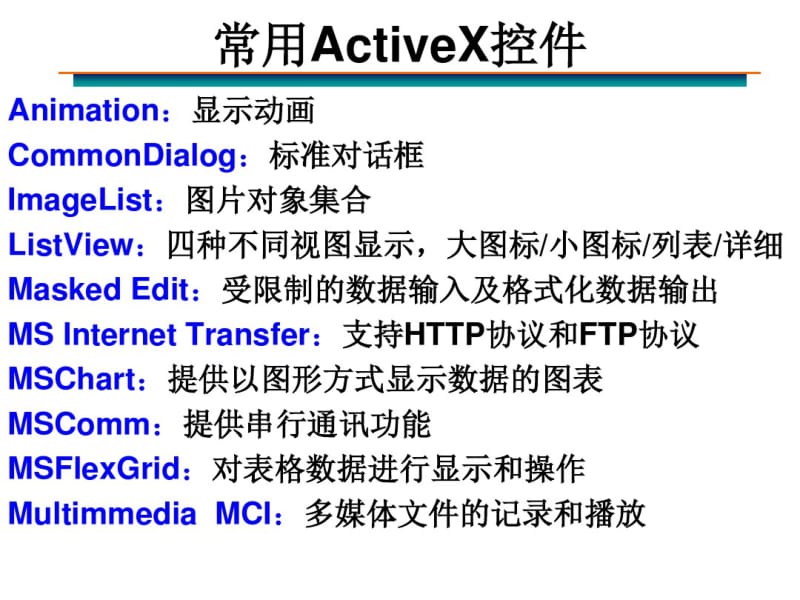 常用ActiveX控件.pdf_第1页