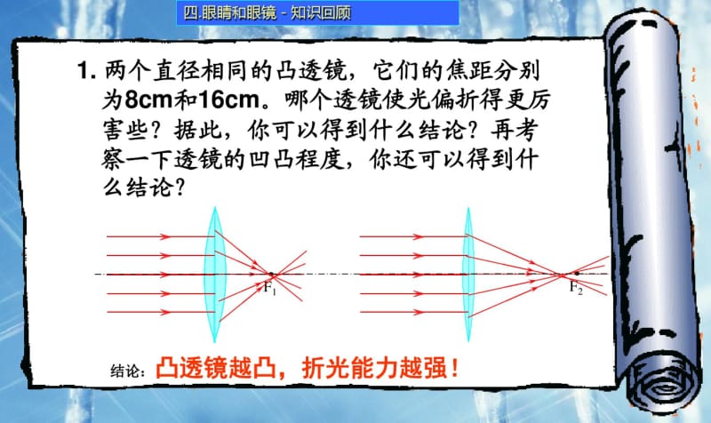 最新初中人教版八年级上册物理课件新教材5.4眼睛和眼镜-优秀课件.pdf_第2页