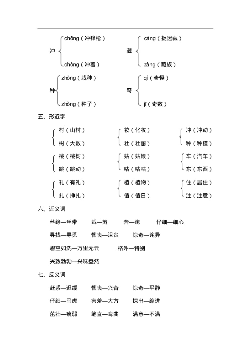 部编人教版二年级语文下册全册单元知识点汇总2018新版.pdf_第2页