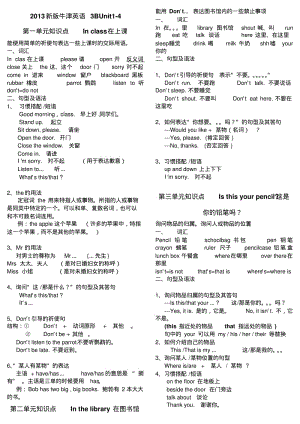 苏教版译林3B复习汇总-最全.pdf