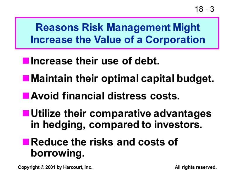 Fundamentals of Financial Management-CHAPTER 18 Derivatives and Risk Management.ppt_第3页