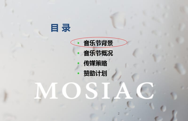 【MOSIAC Musicfestival】上海莫赛克音乐节与主题展览计划书.pptx_第2页