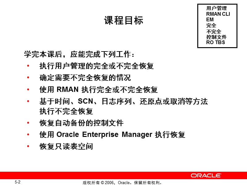 OCP培训资料-数据库恢复.ppt_第2页